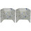 2Pièces Protection Cuisson En Aluminium Anti Éclaboussures Multi Usage 2