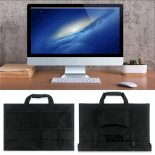 3X Custodia da Viaggio per Computer Desktop  da 24 Pollici, Custodia Protettiva per Copertura Antipolvere per Monitor  con Maniglia