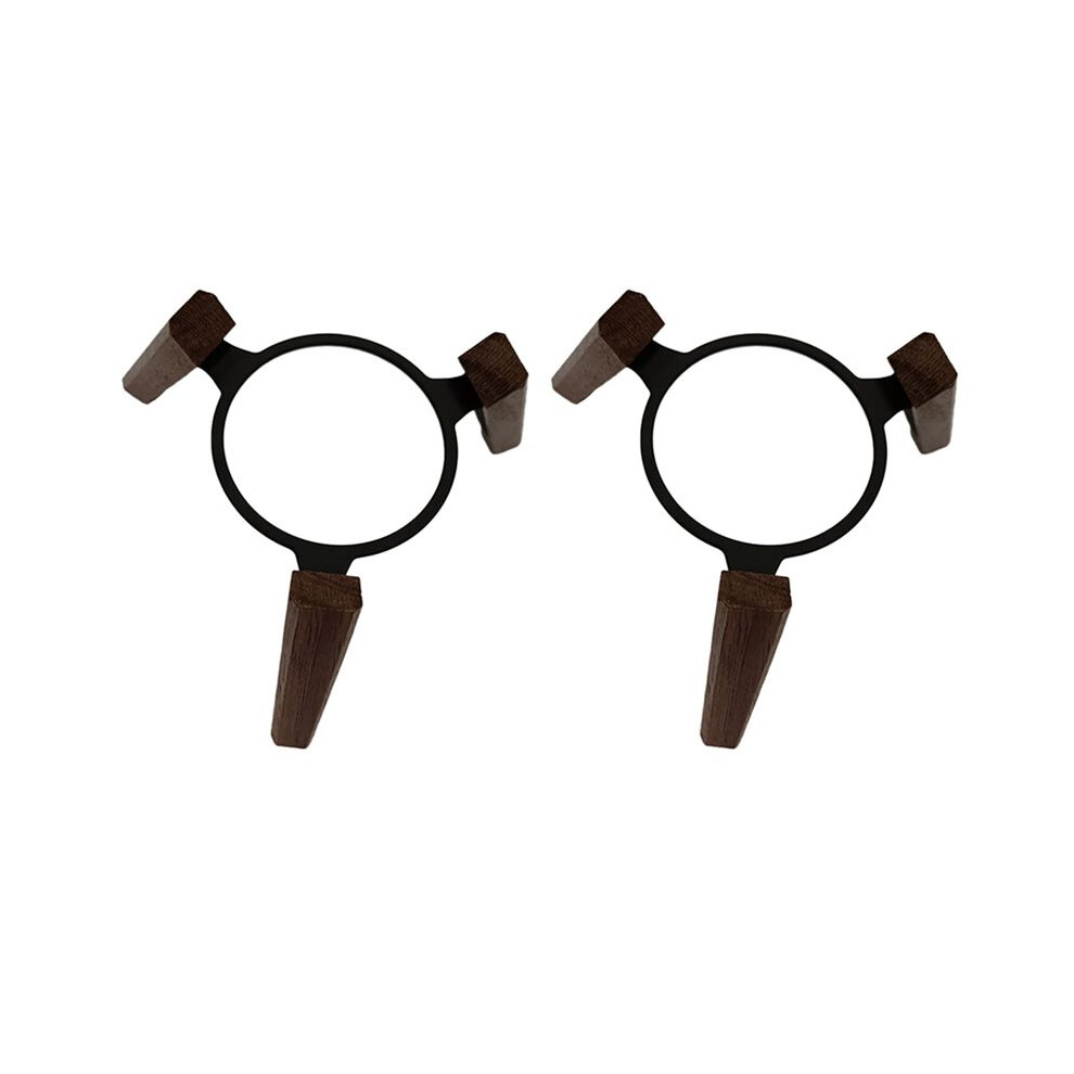2X For Bracket Audio Bracket Accessories Wood Base Multifunctional Desktop Anti-Slip Bracket 4712030759839
