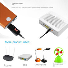 5X USB 5V Naar 9V 12V Voedingskabel voor Route Charge WIFI Adapter Draad USB Boost Module Converter Via Powerbank USB