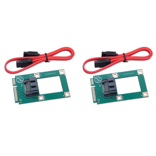 2X MSATA to  Conversion Card   to  Adapter Card   to  Interface Computer Expansion Card