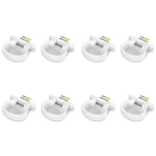 For  Nest WiFi Pro Wall Mounting Bracket Intelligent Speaker Wall Storage Bracket Base, 8 PCS