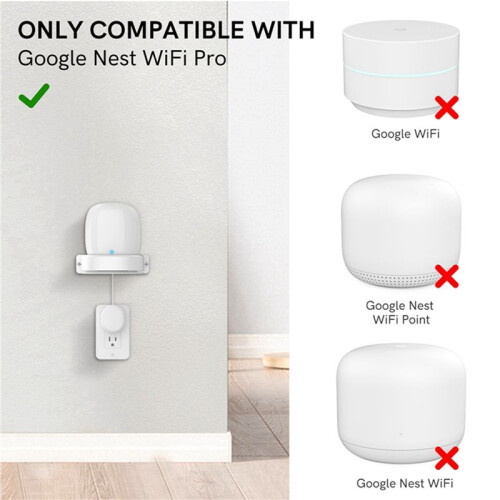 For  Nest WiFi Pro Wall Mounting Bracket Intelligent Speaker Wall Storage Bracket Base, 8 PCS 1