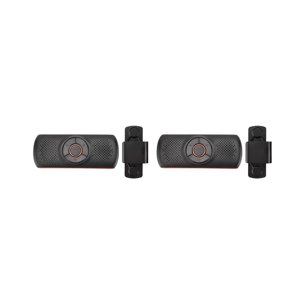 2X Car Speaker In Car Speakerphone For Handsfree Talking, Wireless Car Music Player With Visor Clip 6032125485008