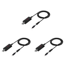 3X Câble D'Alimentation USB 5V à 9V 12V pour Route Charge Adaptateur WIFI Convertisseur de Module USB Boost Via Powerbank USB