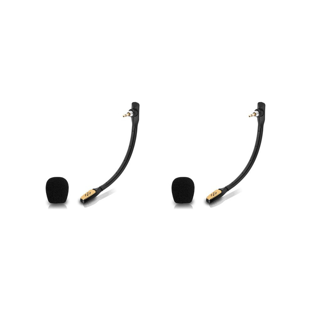 2X Replacement Gaming Headphone Omnidirectional Noise Cancelling Microphone For Astro A40 Headphones- Black 6032978218532