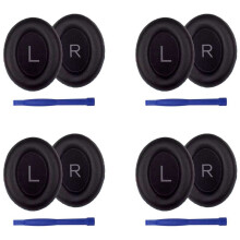 4set Replacement Ear Pads for 700 NC700 Headphones Memory Foam Ear Cushions Earpads Headset Leather Case Black