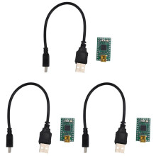 3X Teensy 2.0 USB AVR Development Board ATMEGA32U4 Erweiterungsboard mit Datenkabel für