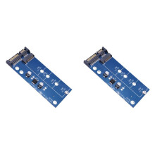 2X NGFF M.2 Adapter M2 Auf 3 Adapter M.2 Auf Adapter SSD M2 Auf Erweiterungskarte B Key Support 30/42/60/80mm Blau