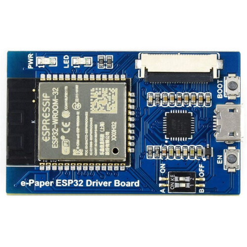 2X Waveshare Universal E-Paper Driver Board with WiFi  SoC ESP32 Onboard Supports Various SPI E-Paper 1