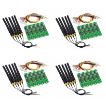 20Pcs 2.4Ghz Wireless DMX 512 Transmitter Receiver PCB 2 in 1 Module Wireless PCB Board with Antenna for DMX Stage Light