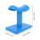 Blue Plastic Pedicure Foot Stool Compact Comfortable Footrest 3