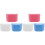 6 Pcs Portable Tooth Holding Boxes For Braces Storage Assorted Colors 3