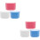 6 Pcs Portable Tooth Holding Boxes For Braces Storage Assorted Colors 7