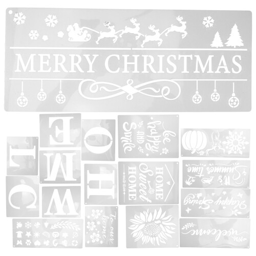 52 Sheets Of Delicate Stencils For Diy Welcome Templates 1