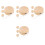 16 Pcs Unfinished Wooden Yo-Yo Balls For Diy Projects 5