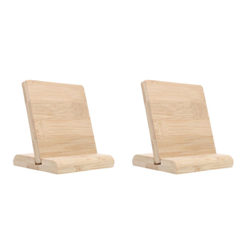 2 Sets Engraving Bamboo Plate Payment Standing Payment Board 1