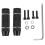 4 Pcs Pedals Hook Up Rear Stainless Steel 1