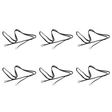 6X RJ11 6P4C Telephone Cable Cord ADSL Modem 1 Meters