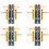 4X Reemplazo LR Slide Left Right Slider Rail con SL SR Flex Cable para   NS   Controller 1