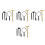 4Ensembles Coffret Creusage Enfant Outils Déco Robustes Multicolores 4