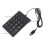 4X  USB Wired Numeric Keypad Numpad 18 Keys Digital Keyboard for Accounting Teller Laptop Windows Android (Black) 3