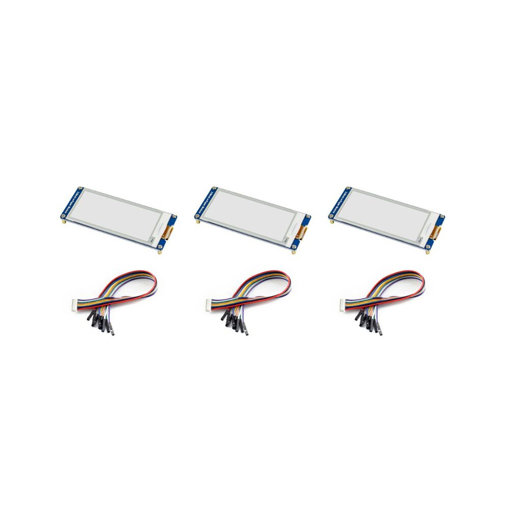 3X Waveshare 2.9 Inch E-Ink Display Local Refresh 296X128 Resolution Spi Communication Interface For Raspberry Pi 4 4713754052022