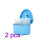 2 Count Denture Retainer Container Box Case For False Tooth Cleaning 4