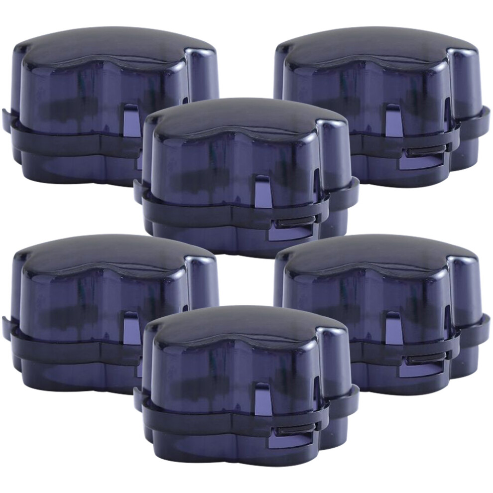 6Pcs Stove Knob Safety Cover Plastic For Dark/Blue Artibetter