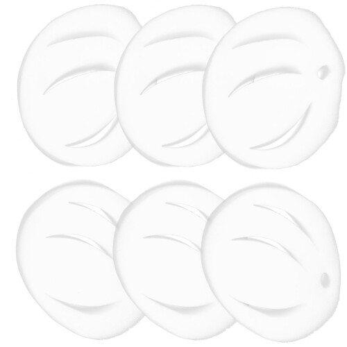 12 Pcs Lotus Filter Sponge White Absorbent Cotton Cartoon 1