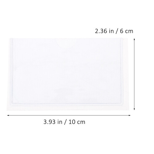 10pcs Trading Card Plastic Sleeves For Car Windshield Pvc 2