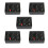 5X 0-99999.9 Ohm Simple Resistance Box Precision Variable Decade Resistor Teaching Instrument Teaching Resistance Box 1