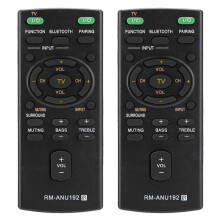 2X RM-ANU192 Speaker Remote Control for Sound Bar SACT60BT SS-WCT60 SSWCT60 HT-CT60BT HTCT60BT SA-CT60BT
