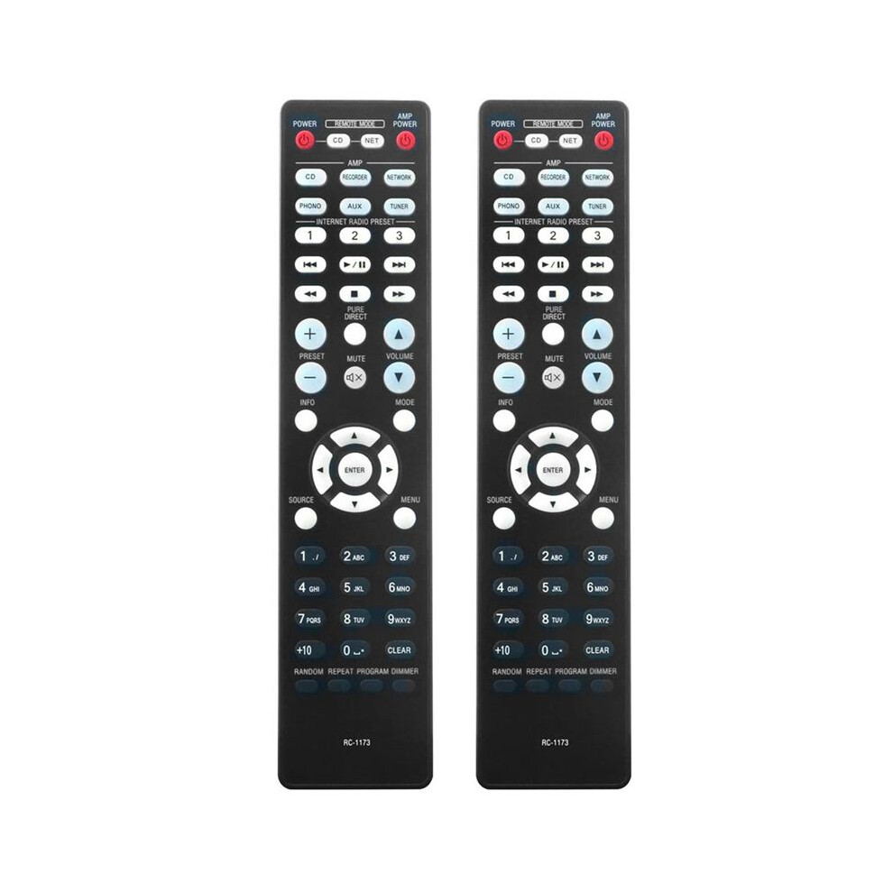 2X Remote Control For Home Theater Rc-1173 Rc 1173 Rc-1197 Dnp-720Ae Dnp-730Ae Pma-720 Pma-520Ae Pma-720Ae 4711614847832