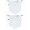 4Pièces Bannière Fanion Pour Épingle Broche Présentation Mural 5