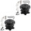 2pcs Steering Wheel Adapter Disassembler Hub Accessories 3