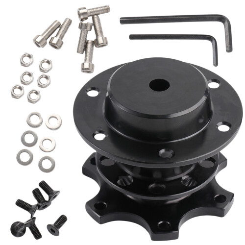 2pcs Steering Wheel Adapter Disassembler Hub Accessories