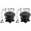 2pcs Steering Wheel Adapter Disassembler Hub Accessories 2