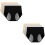 2 Pcs Comfortable Breathable Briefs Basic Menstrual Sanitary Pants 8