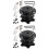 2pcs Steering Wheel Adapter Disassembler Hub Accessories 5