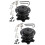 2pcs Steering Wheel Adapter Disassembler Hub Accessories 7