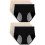 2 Pcs Comfortable Breathable Briefs Basic Menstrual Sanitary Pants 7