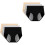 2 Pcs Comfortable Breathable Briefs Basic Menstrual Sanitary Pants 5