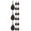 15 Pcs Freshwater Bottom Tackle Portable Weights Iron 2