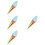 4Pcs Faux Ice Cream Cone Model Artificial Decoration For Shops 9