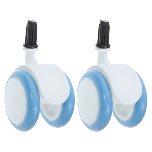 8 Pcs Replacement Baby Cart Walker Wheels Universal Fit Plastic Rubber