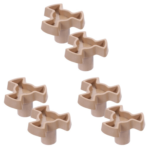 6 Pcs Microwave Oven Turntable Coupler Y-Shaped Shaft Holder 2