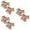 6 Pcs Microwave Oven Turntable Coupler Y-Shaped Shaft Holder 8