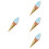 4Pcs Faux Ice Cream Cone Model Artificial Decoration For Shops 8