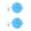 2Pcs Blue Foraging Box Parrot Toy Bird Feeder Interactive Educational 5